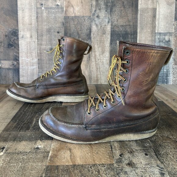 Red Wing Irish Setter 4583 Moc Toe Work Boots Mens 9.5 D - Picture 6 of 12